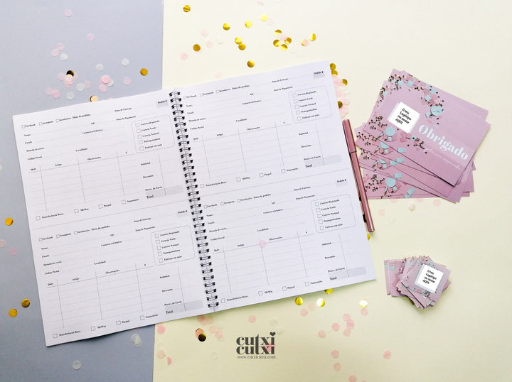 Caderno de encomendas A4