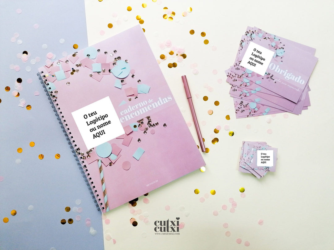 Caderno de encomendas A4