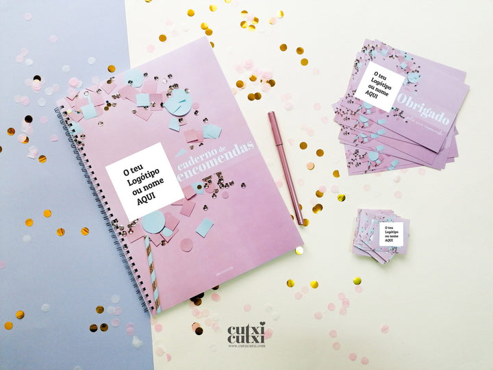 Caderno de encomendas A4