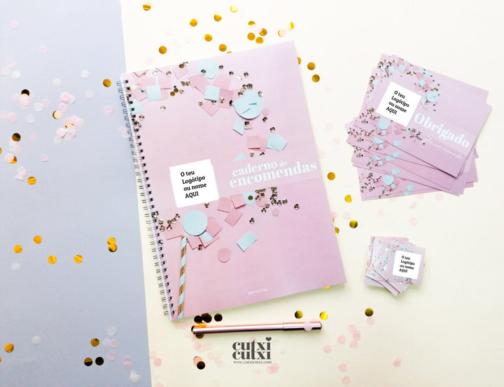 Caderno de encomendas A4