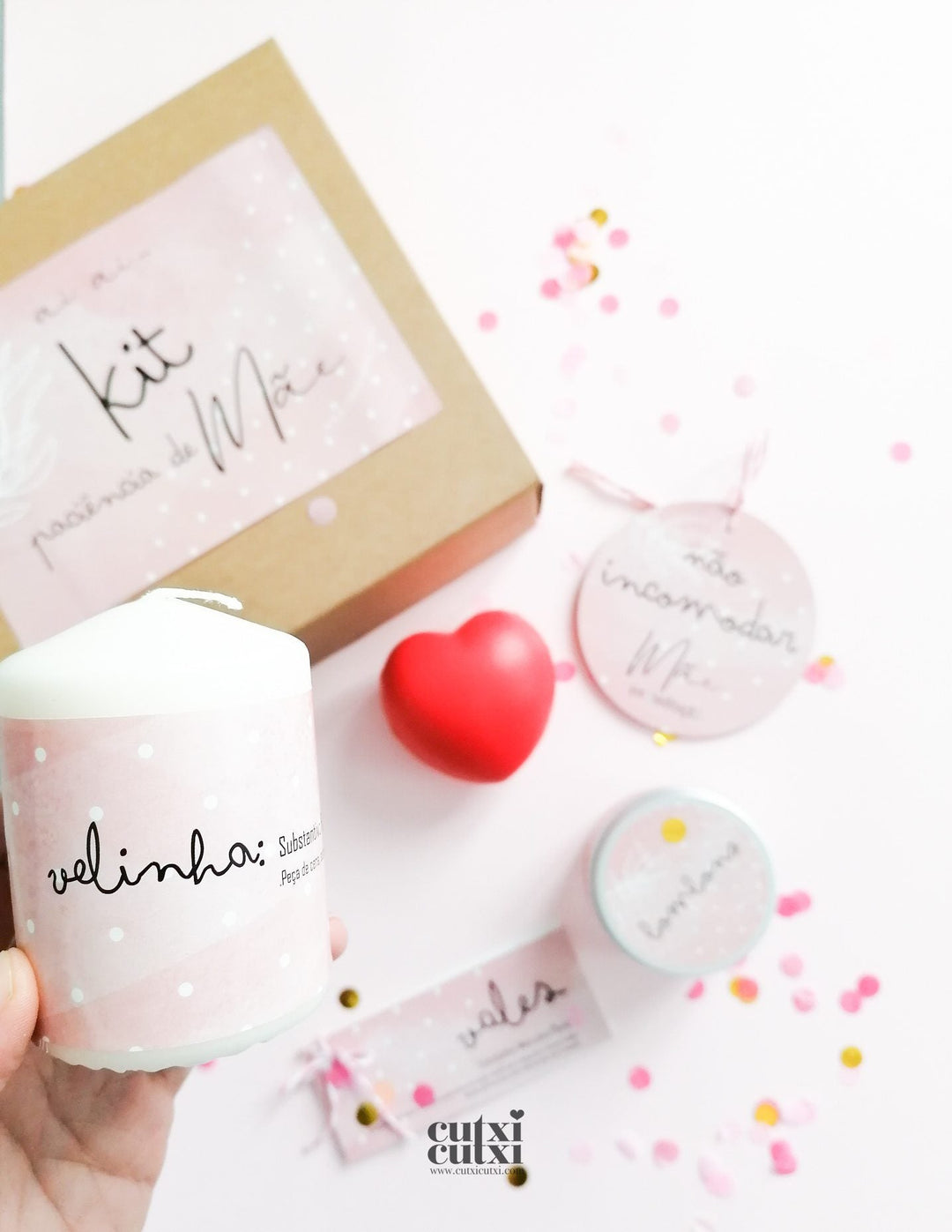 Kit Paciência de Mãe - Cutxi Cutxi - Presentes Personalizados