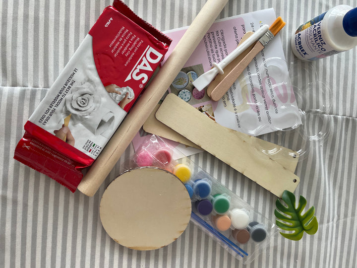 🎨 Kit de Iniciação à Cerâmica Fria – Continua a Criar em Casa! ✨