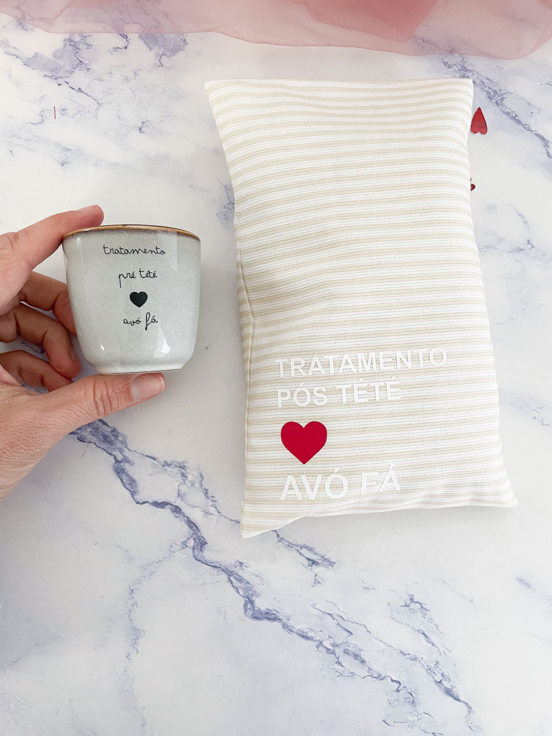 Presente Olá Avós - Almofada e Chávena Personalizada | Cutxi