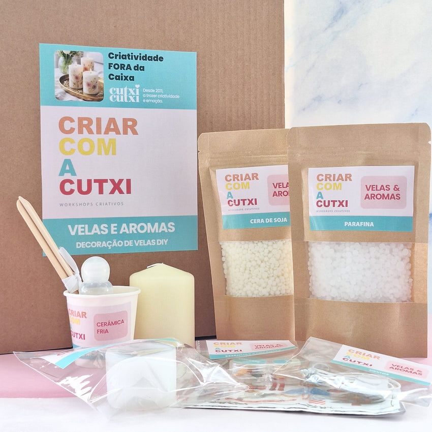 🕯️ Kit de Decoração de Velas DIY | Decora as Tuas Próprias Velas