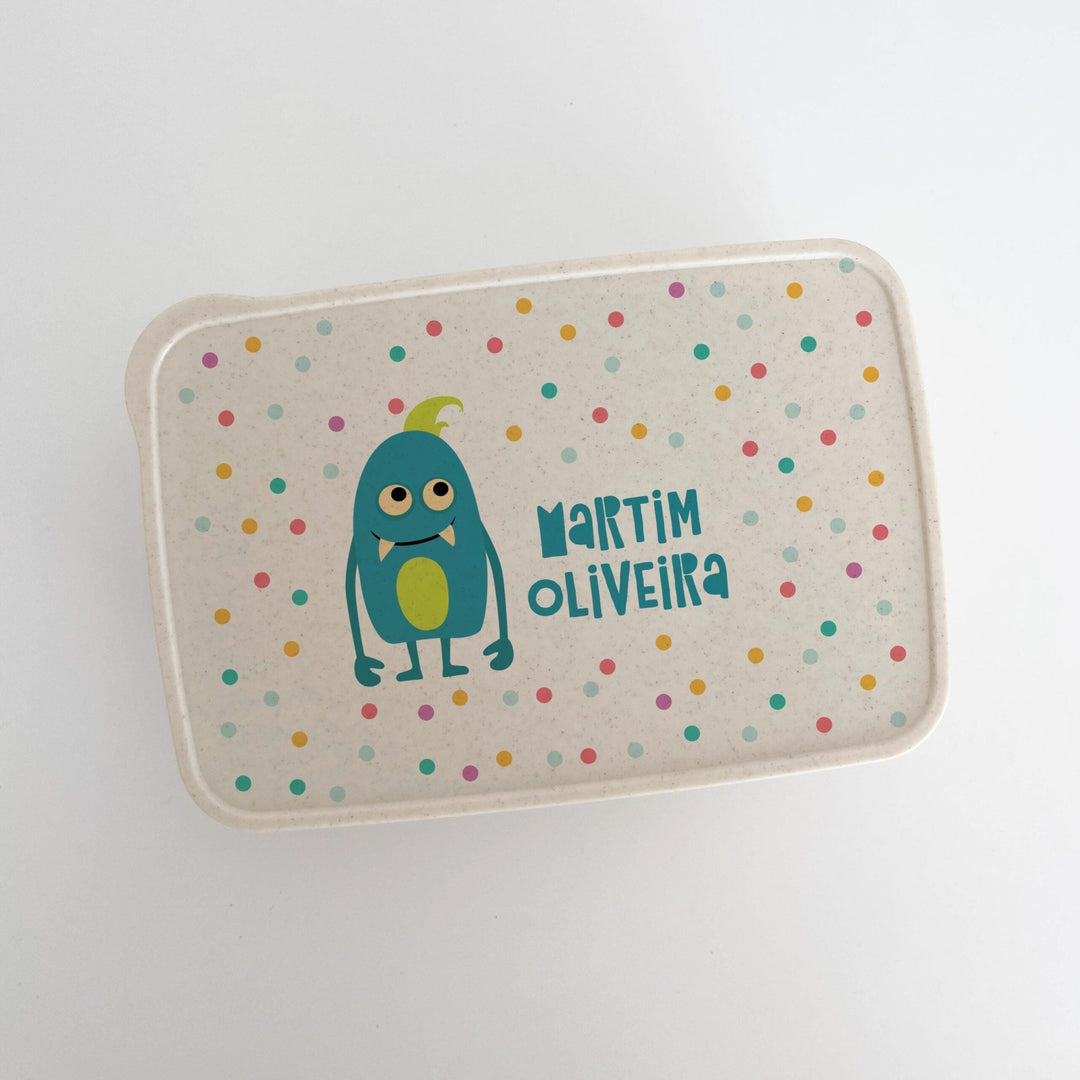 Lancheira Marmita personalizada com ilustração e nome - Cutxi Cutxi - Presentes Personalizados