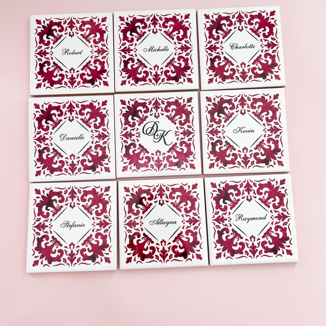 Lembrança Azulejo - casamento - Cutxi Cutxi - Presentes Personalizados