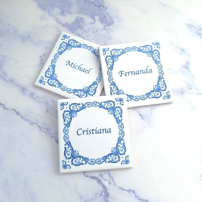Lembrança Azulejo - casamento - Cutxi Cutxi - Presentes Personalizados