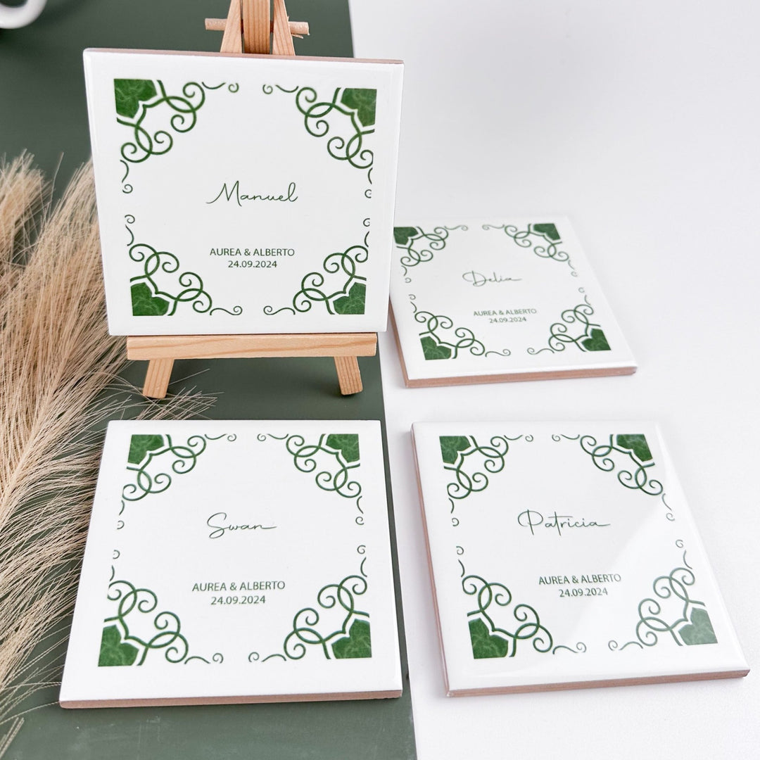 Lembrança Azulejo - casamento - Cutxi Cutxi - Presentes Personalizados