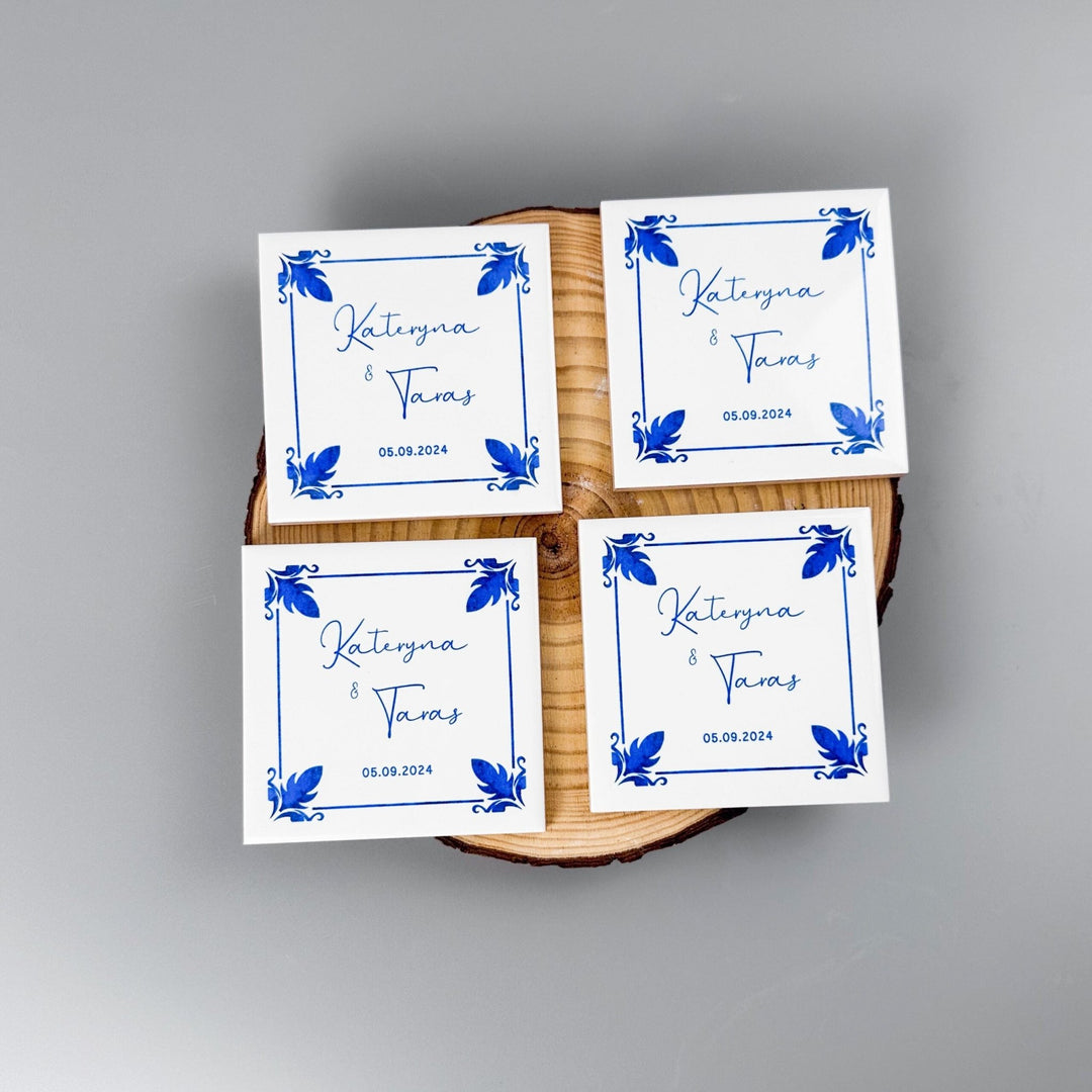Lembrança Azulejo - casamento - Cutxi Cutxi - Presentes Personalizados