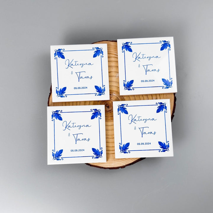 Lembrança Azulejo - casamento - Cutxi Cutxi - Presentes Personalizados