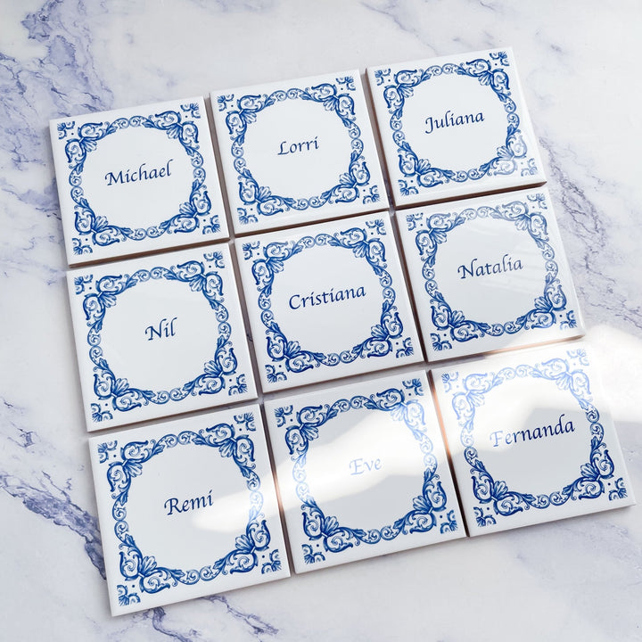 Lembrança Azulejo - casamento - Cutxi Cutxi - Presentes Personalizados