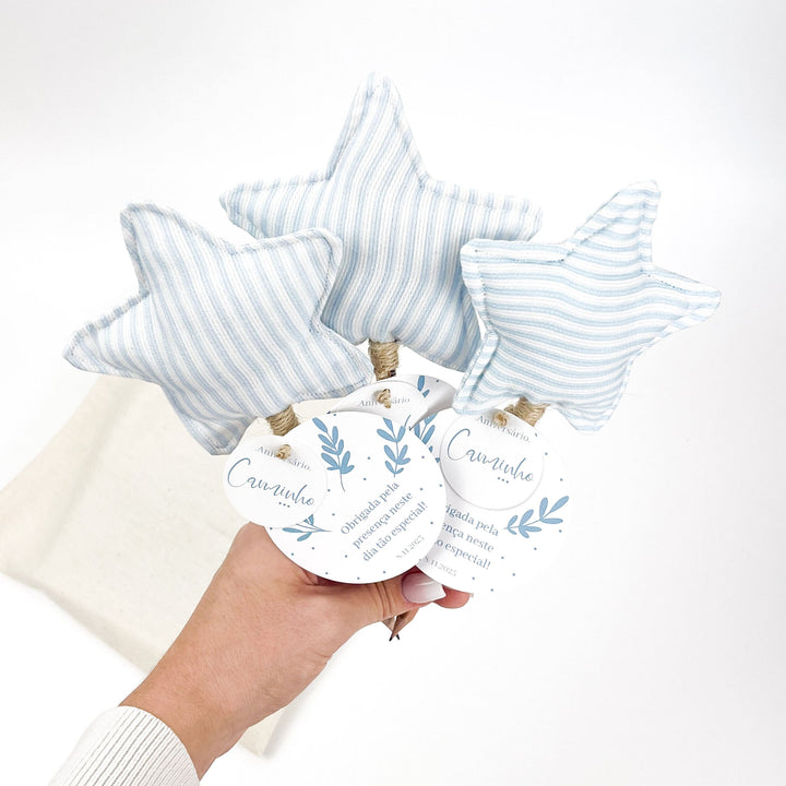 Lápis com estrela ou coração personalizado