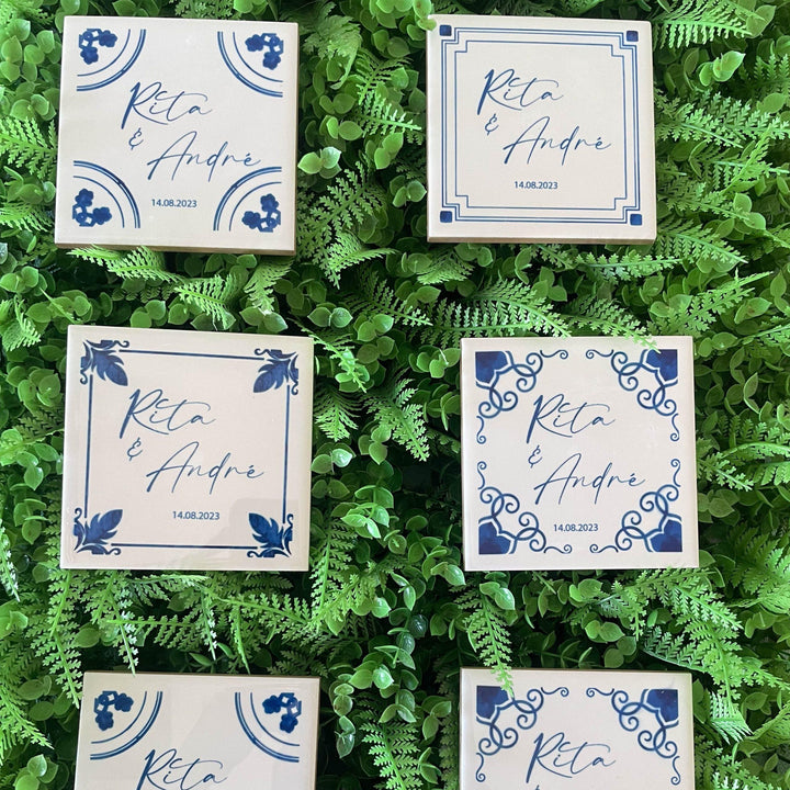 Lembrança Azulejo - casamento