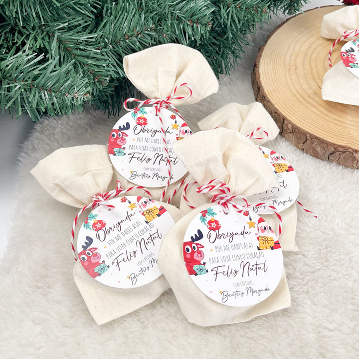 Andorinha de Natal Perfumada Personalizada - Um Sonho de Natal