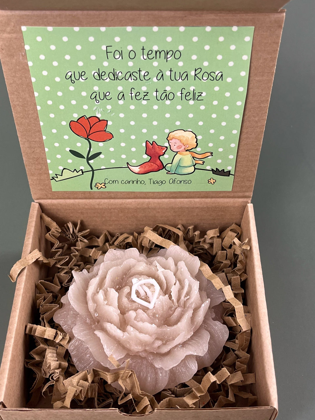 Vela O Principezinho e a sua Rosa | Presente Educadoras e Professores