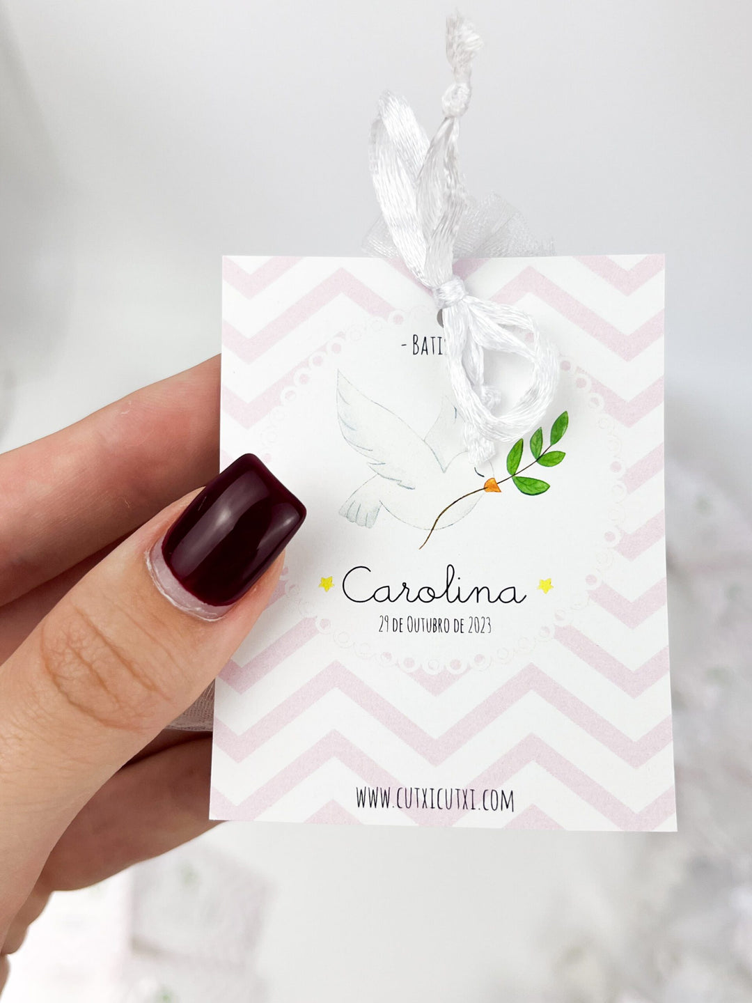 Santinhos de Gesso Perfumado | Lembrança Primeira Comunhão