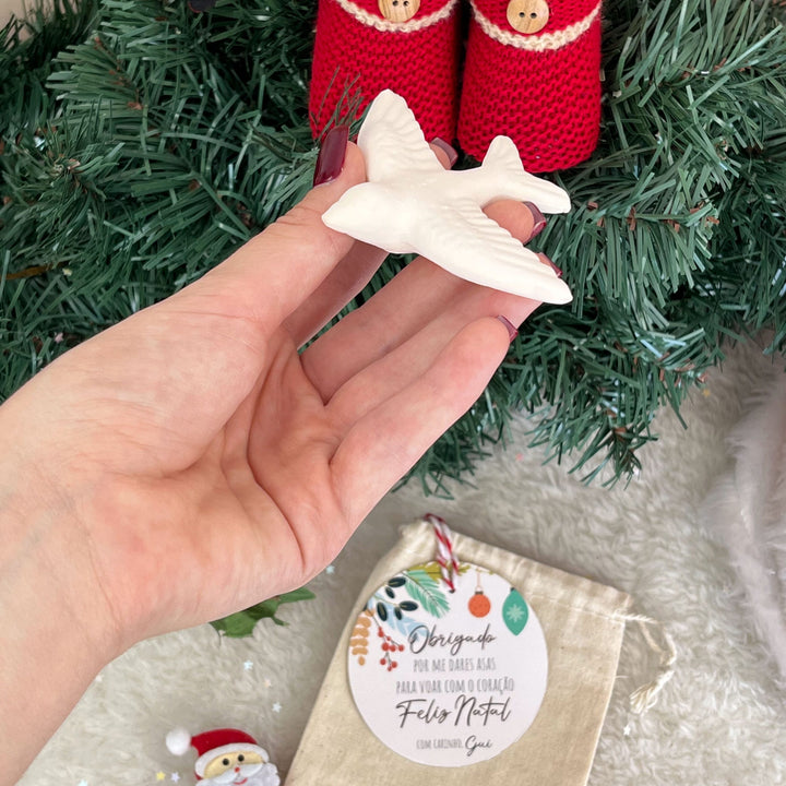 Andorinha de Natal Perfumada Personalizada - Um Sonho de Natal