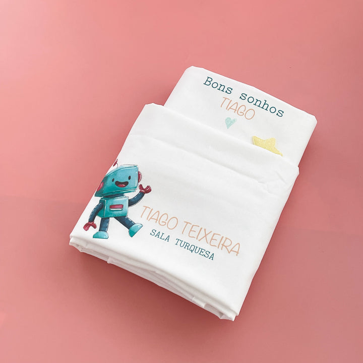 Conjunto de Lençóis Personalizado para Catre – O Conforto que o Seu Bebé Merece!