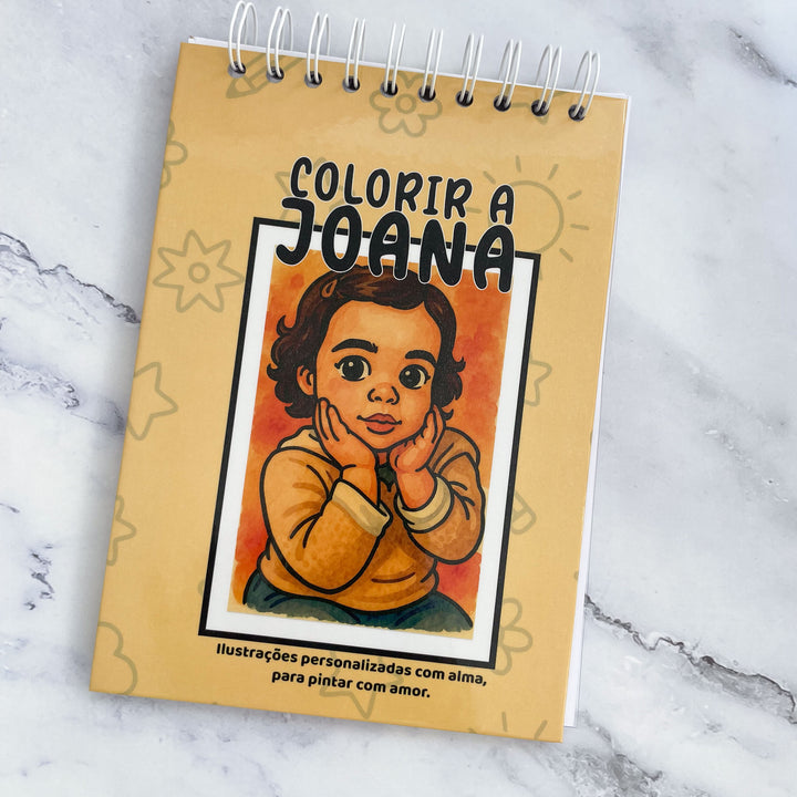 Colorir Memórias | Cadernos Personalizados para Pintar com o Coração