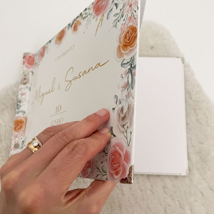 Livro de Honra para assinaturas - Cutxi Cutxi - Presentes Personalizados