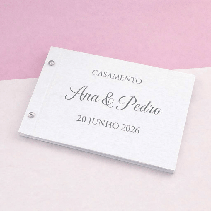 Livro de Honra para assinaturas - Cutxi Cutxi - Presentes Personalizados