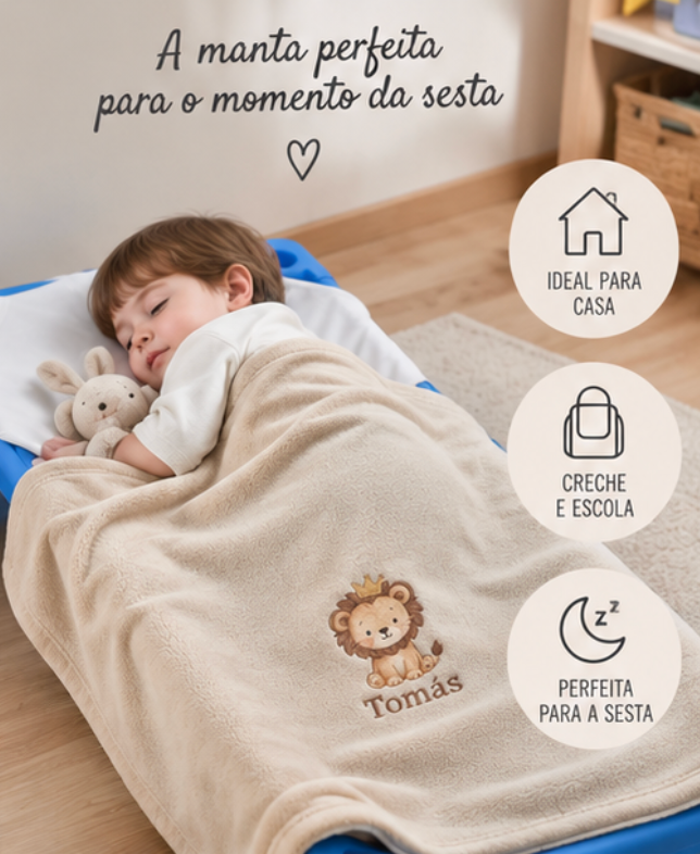 Manta Polar Personalizada – Bebé | Regresso à Escola