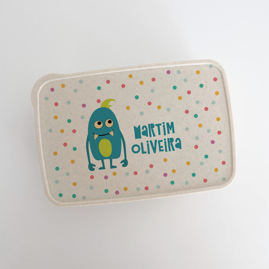 Lancheira Marmita personalizada com ilustração e nome
