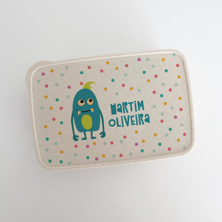 Lancheira Marmita personalizada com ilustração e nome