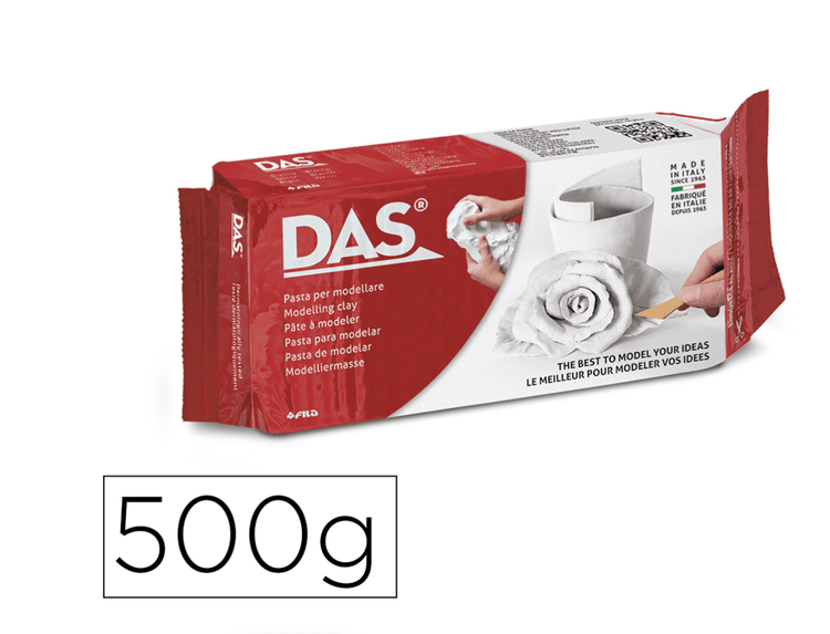 Massa Cerâmica 500g DAS - Cutxi Cutxi - Presentes Personalizados