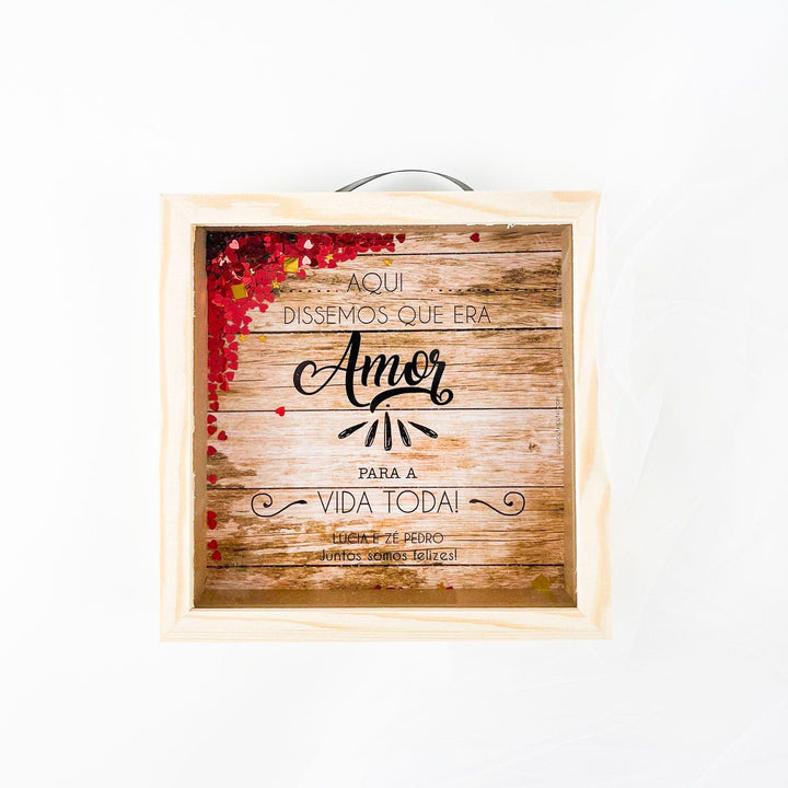 Mealheiro Amor para a Vida Toda - Cutxi Cutxi - Presentes Personalizados