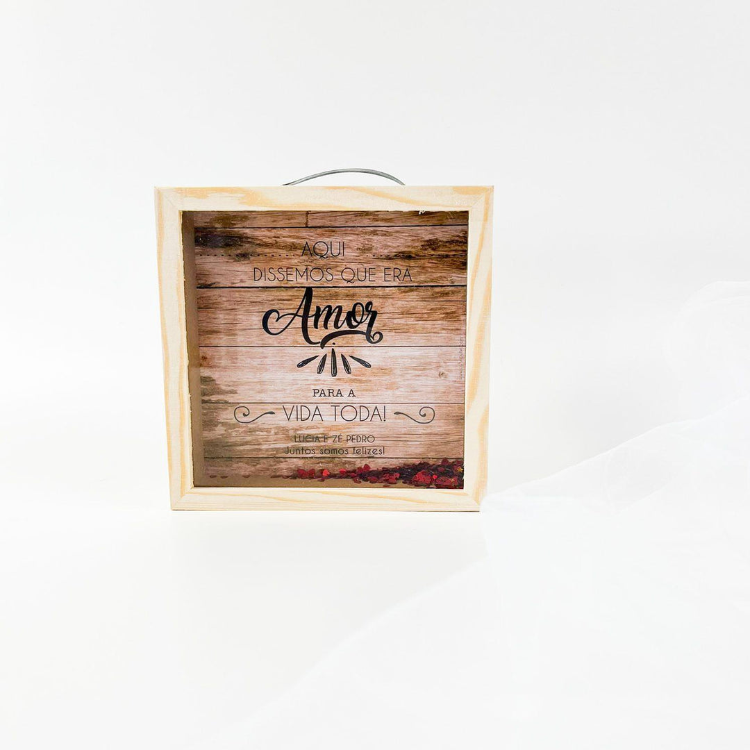 Mealheiro Amor para a Vida Toda - Cutxi Cutxi - Presentes Personalizados