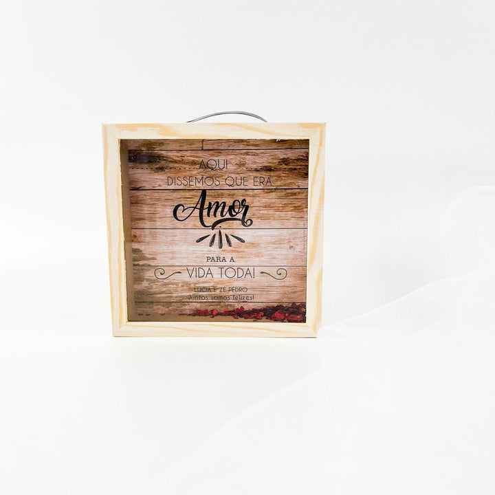 Mealheiro Amor para a Vida Toda - Cutxi Cutxi - Presentes Personalizados