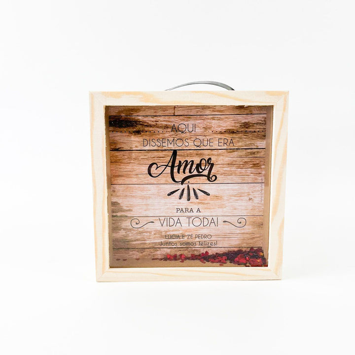 Mealheiro Amor para a Vida Toda - Cutxi Cutxi - Presentes Personalizados