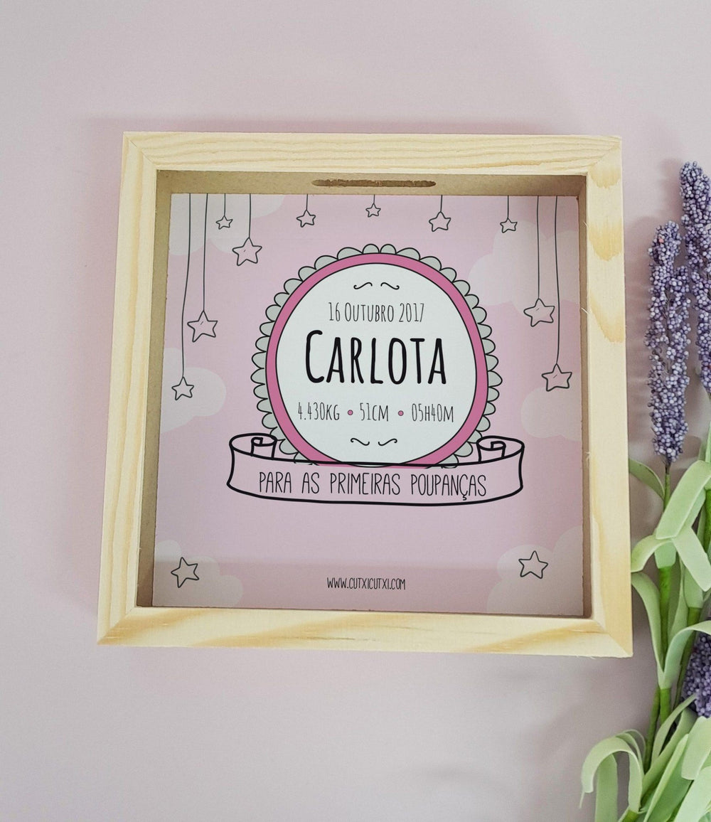 Mealheiro NASCIMENTO - Cutxi Cutxi - Presentes Personalizados