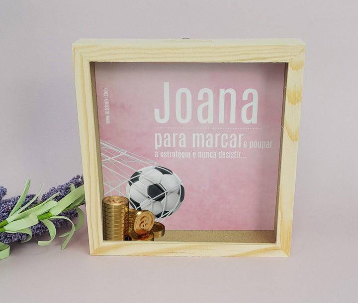 Mealheiro Para marcar e Poupar Futebol - Cutxi Cutxi - Presentes Personalizados