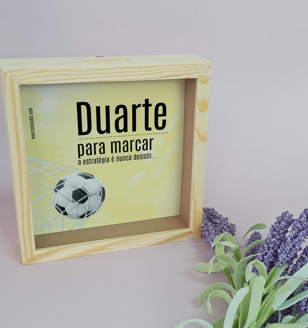 Mealheiro Para marcar e Poupar Futebol - Cutxi Cutxi - Presentes Personalizados