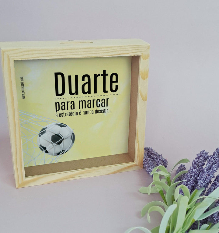Mealheiro Para marcar e Poupar Futebol - Cutxi Cutxi - Presentes Personalizados