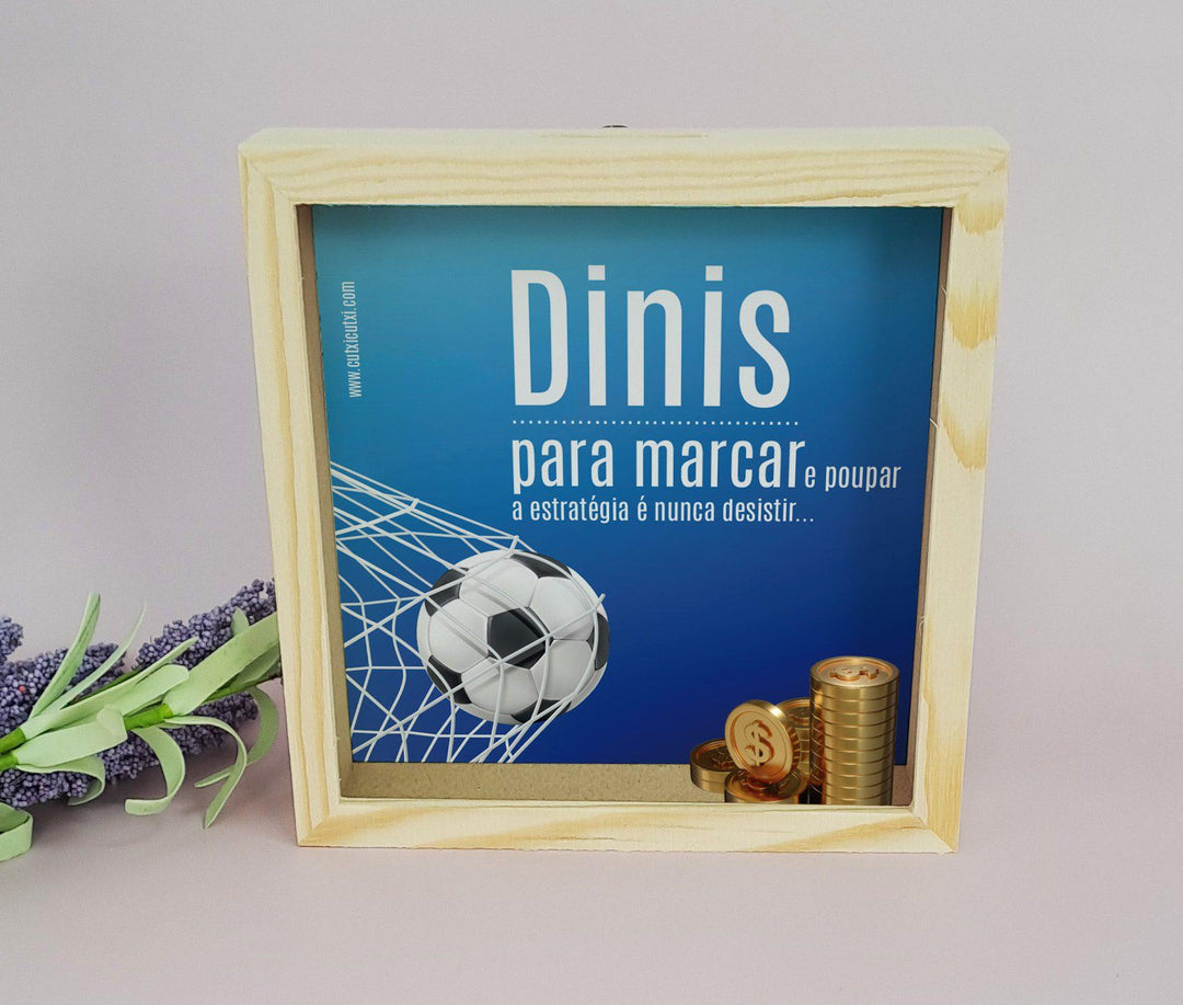 Mealheiro Para marcar e Poupar Futebol - Cutxi Cutxi - Presentes Personalizados