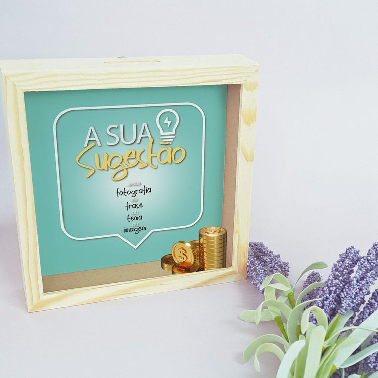 Mealheiro Personalizado - A sua Ideia - Cutxi Cutxi - Presentes Personalizados