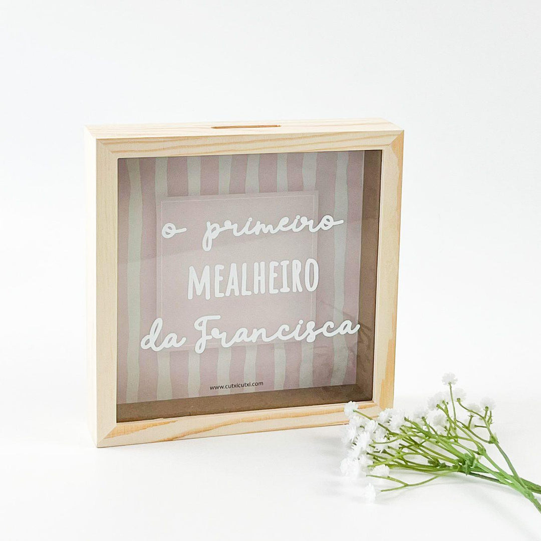 Mealheiro Personalizado com Nome para Bebé e Criança - Cutxi Cutxi - Presentes Personalizados