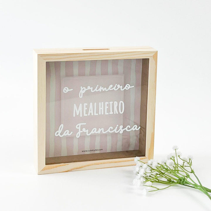 Mealheiro Personalizado com Nome para Bebé e Criança - Cutxi Cutxi - Presentes Personalizados