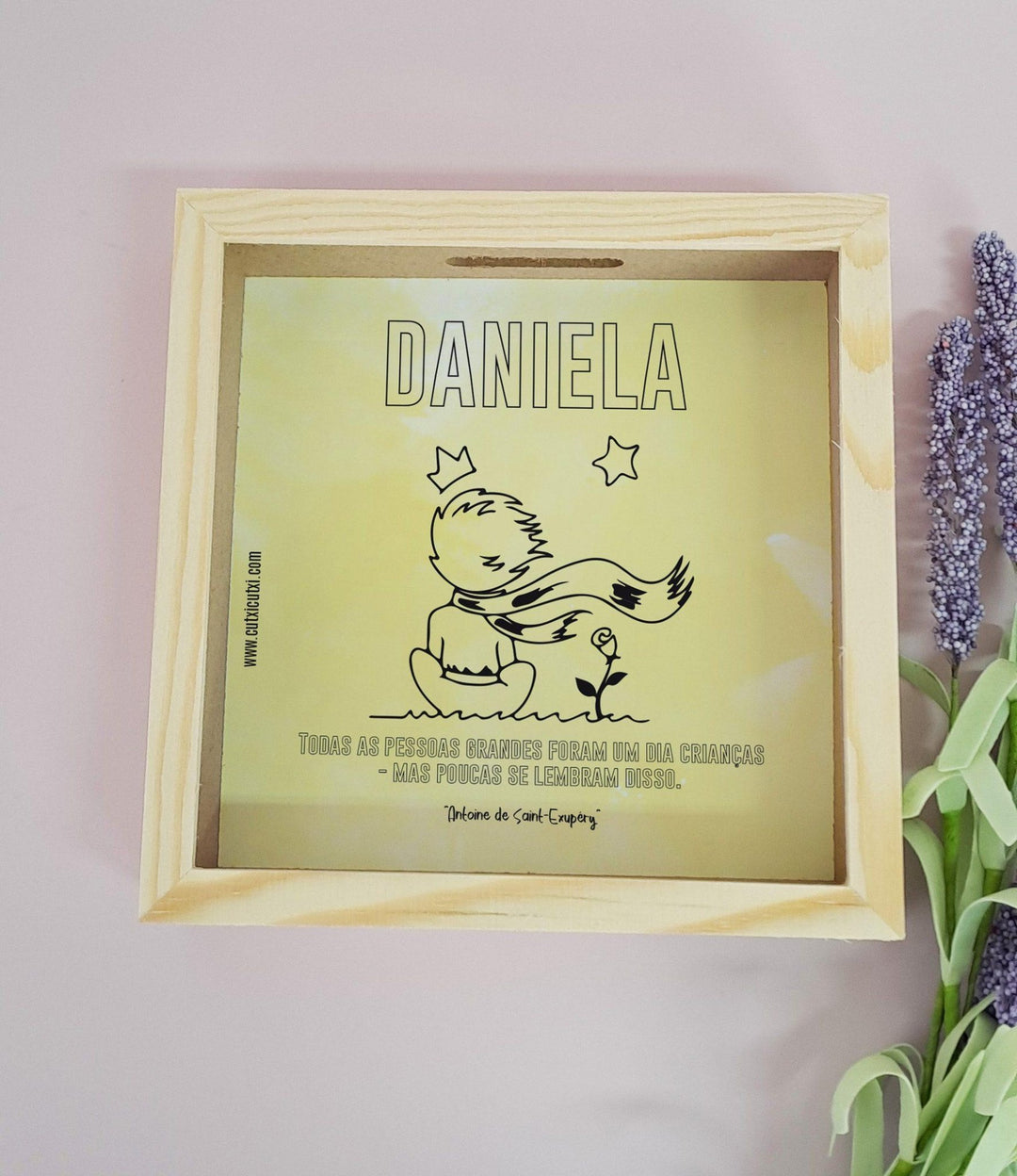 Mealheiro Principezinho - Cutxi Cutxi - Presentes Personalizados