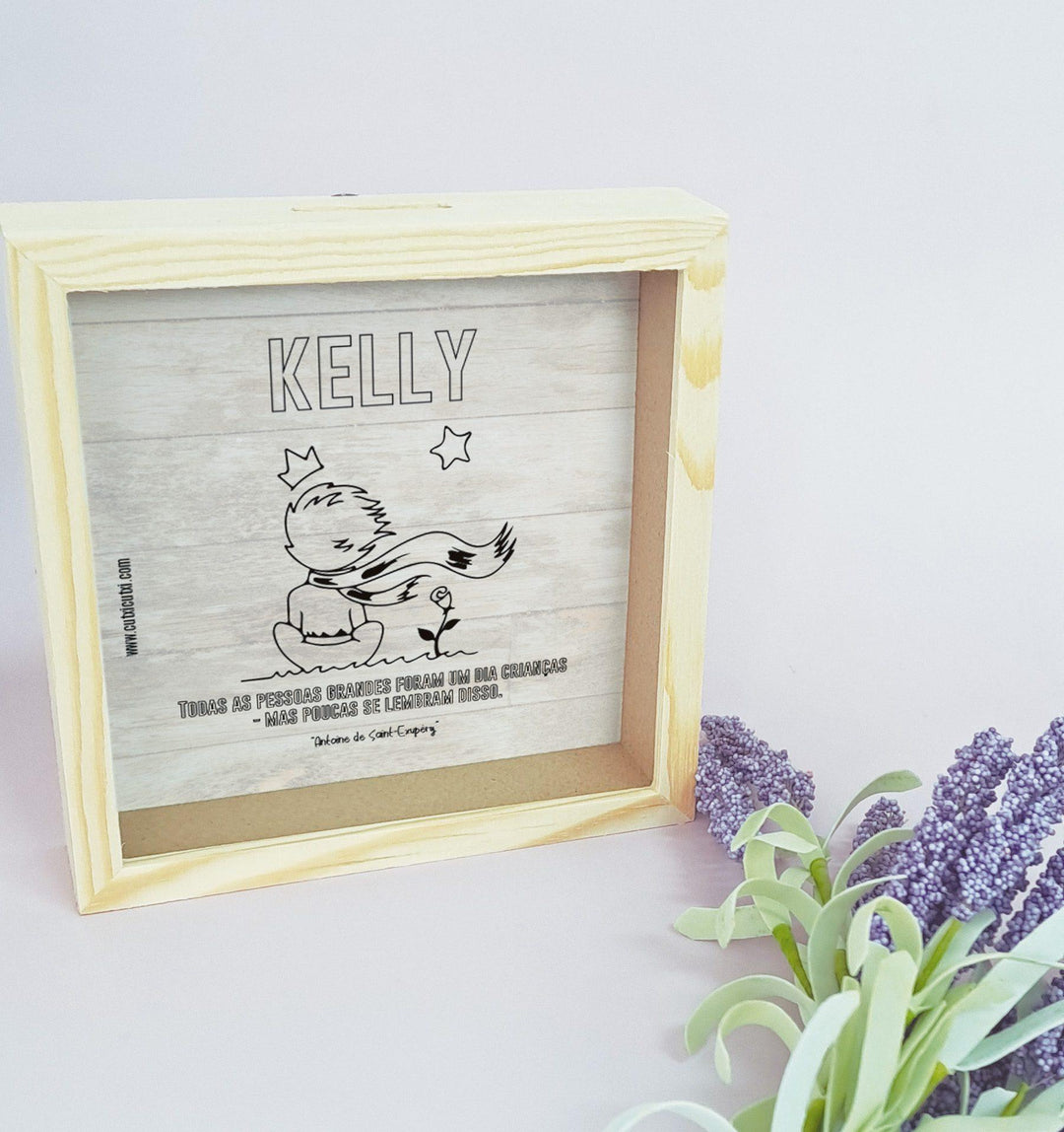 Mealheiro Principezinho - Cutxi Cutxi - Presentes Personalizados