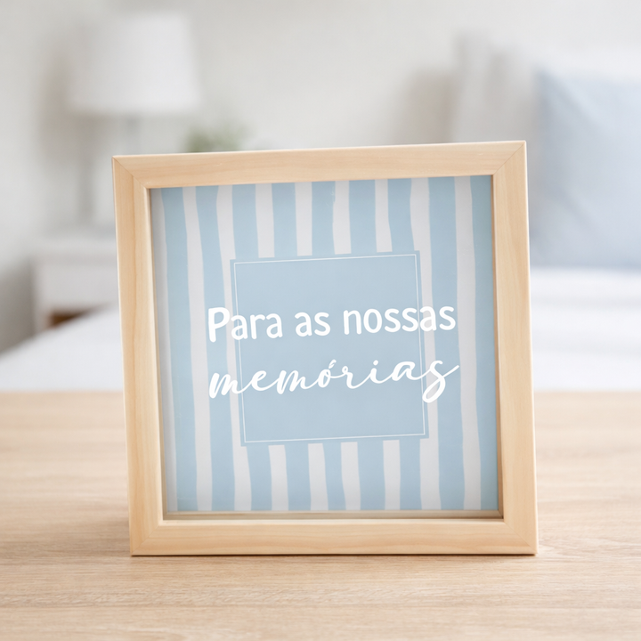 Mealheiro Personalizado - Mensagem no Vidro