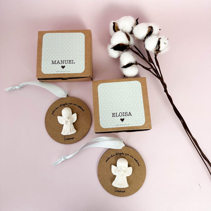 Medalhão Guardião Anjinho da Guarda - Cutxi Cutxi - Presentes Personalizados