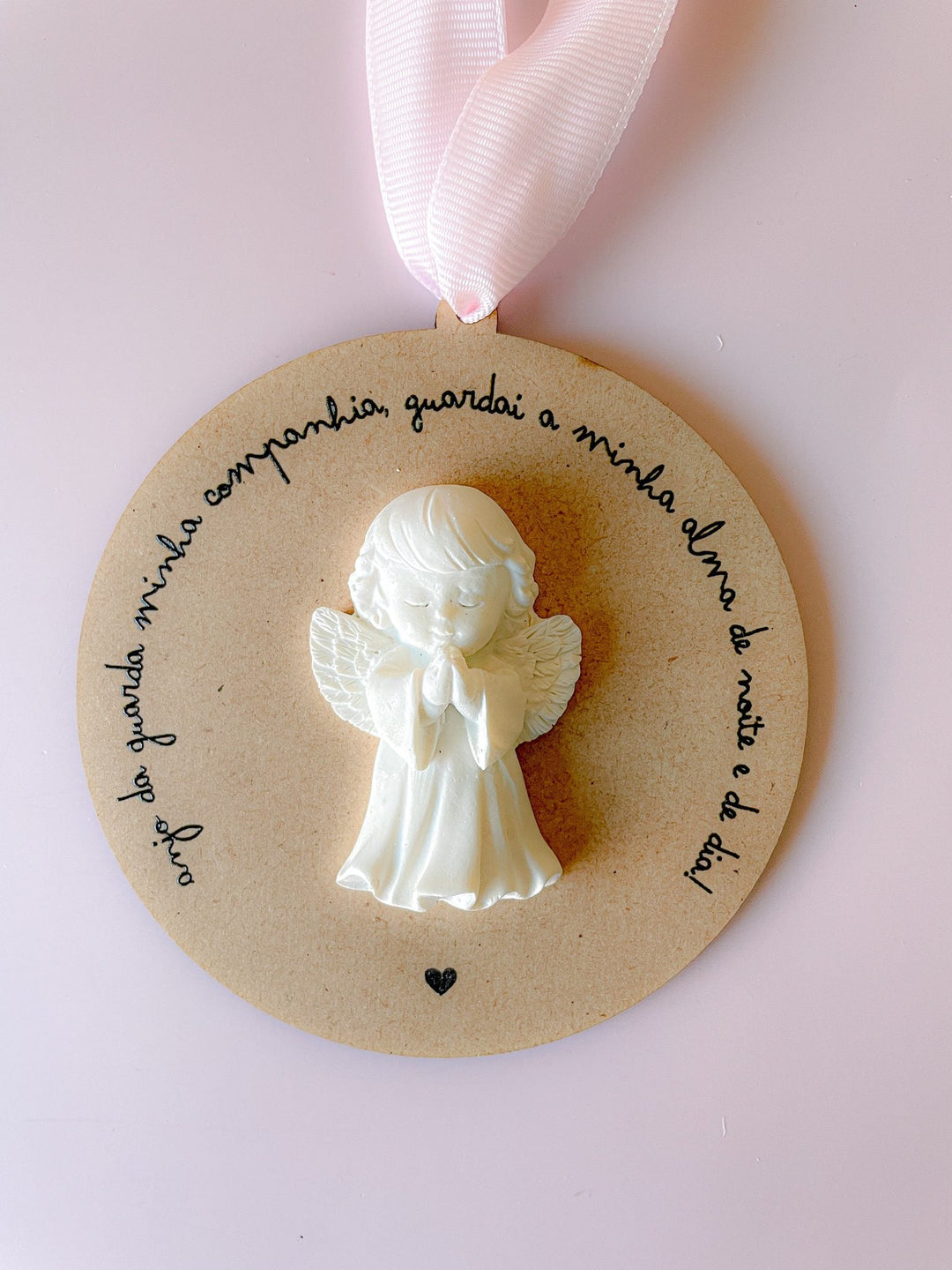Medalhão Guardião Anjinho da Guarda - Cutxi Cutxi - Presentes Personalizados