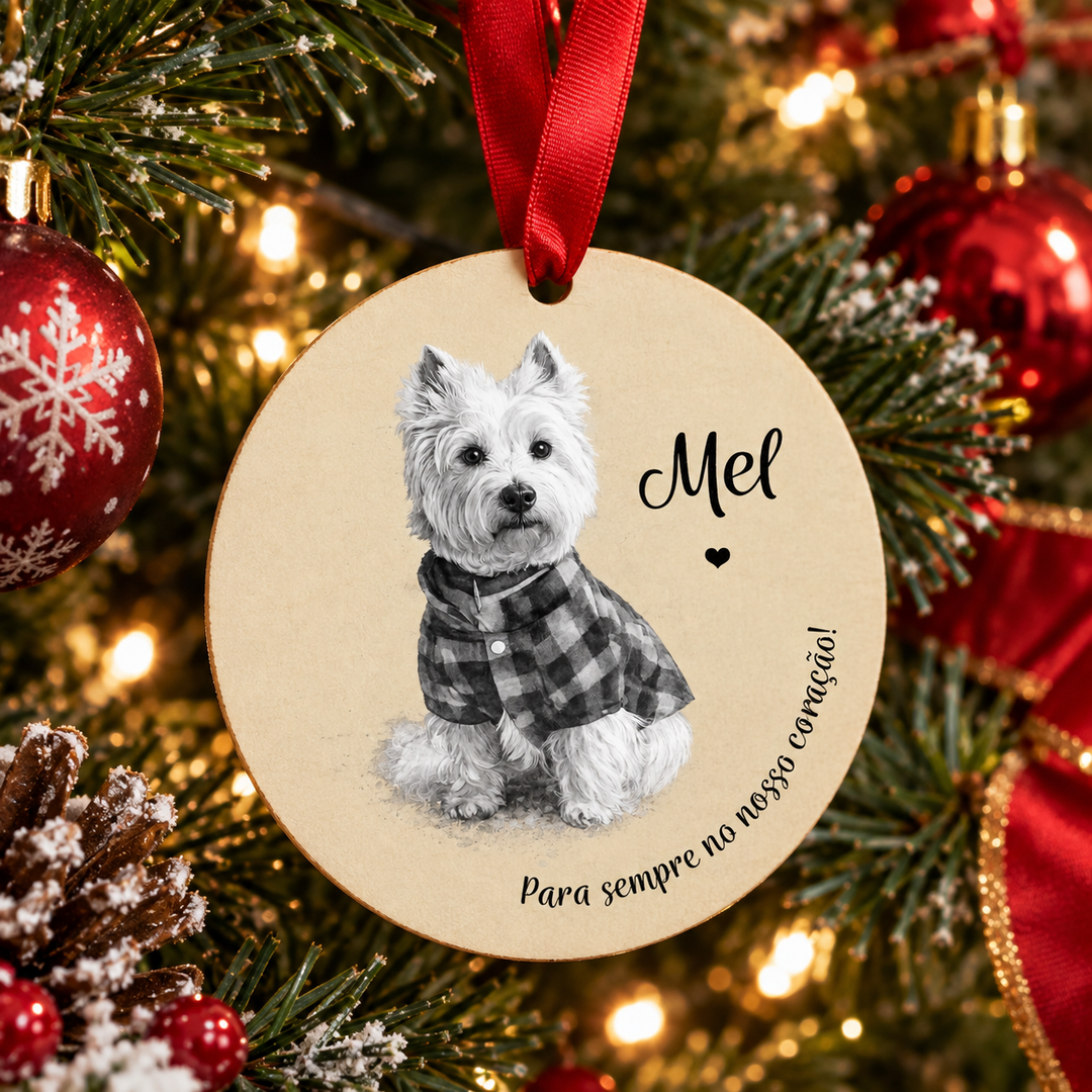 Medalhão Personalizado em Memória do Animal de Estimação
