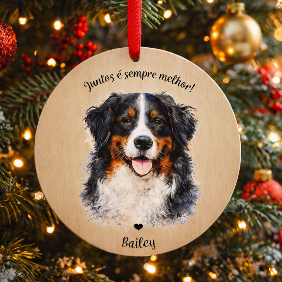 Personalised Pet Christmas Medallion