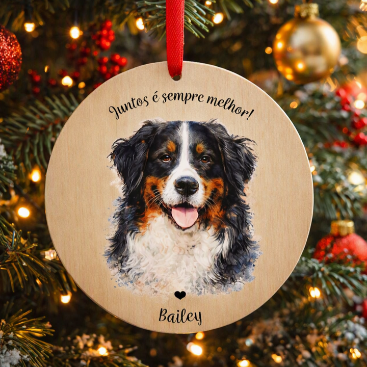 Personalised Pet Christmas Medallion