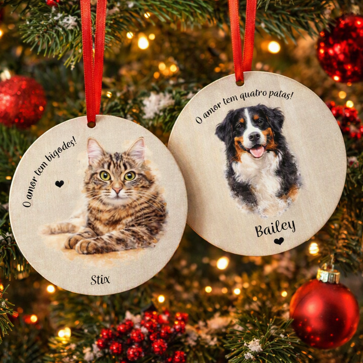 Personalised Pet Christmas Medallion